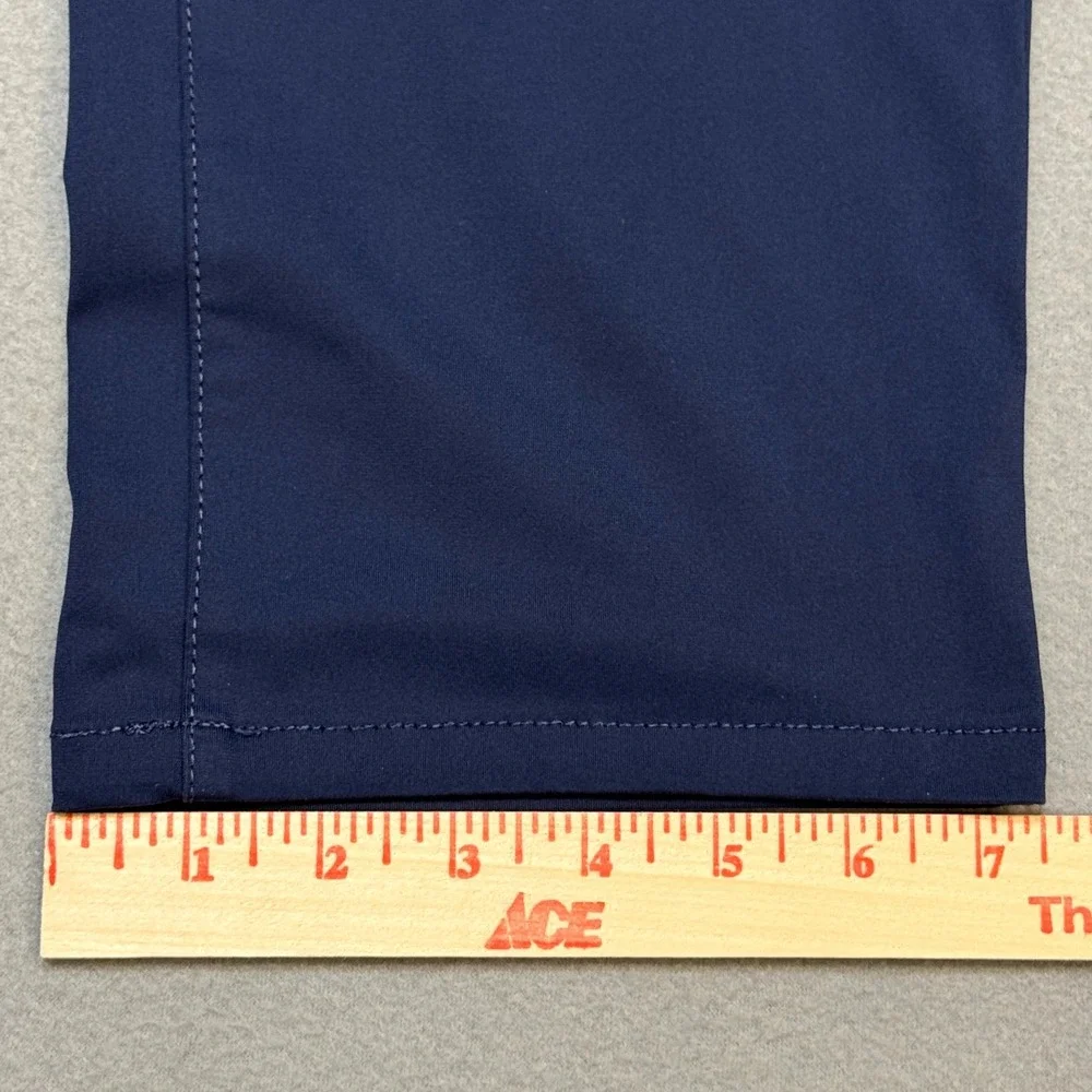RHONE Commuter Pant Performance Trousers Mens 38x33 Navy Blue Slim Stretch